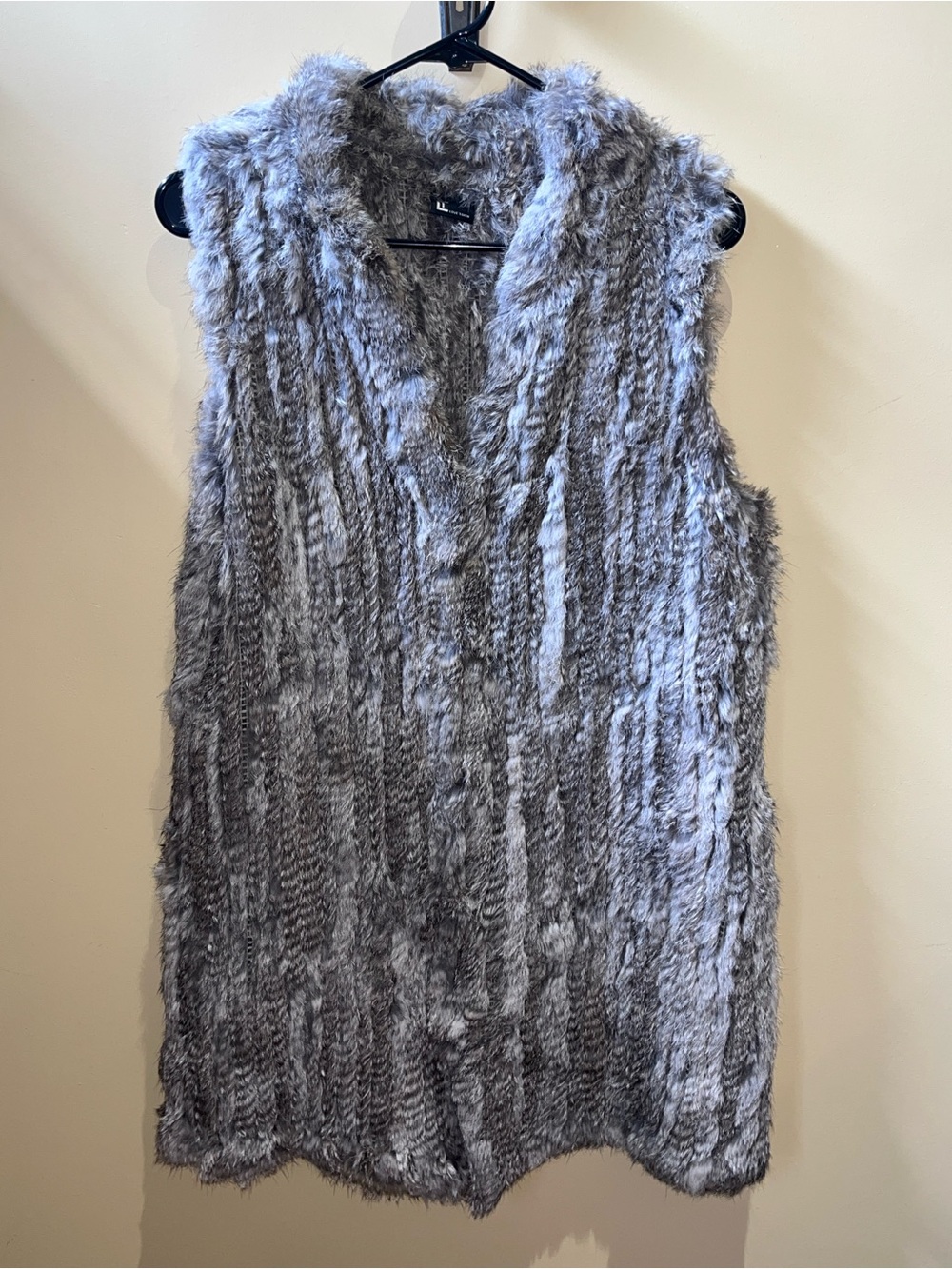 Love Token Genuine 100% Rabbit Fur Vest / Gilet Chic Bohemian